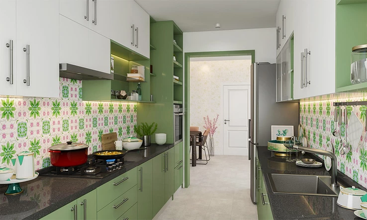 Green Smart Parallel Kitchen
