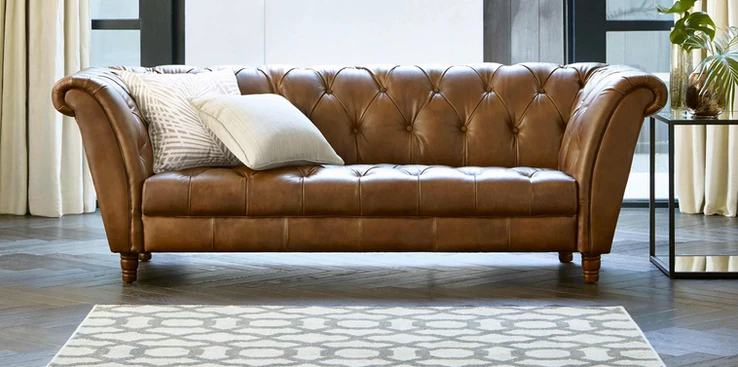 Luxury in Leather Sofa