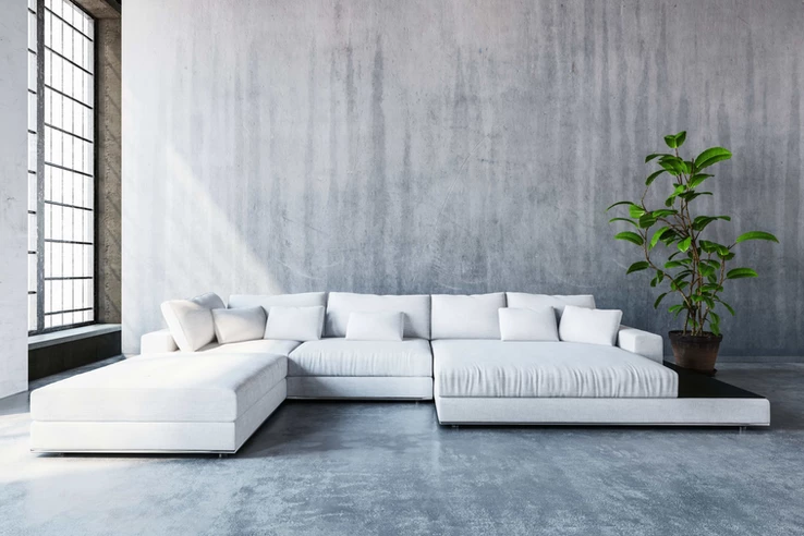 Minimalistic White Sofa Designs