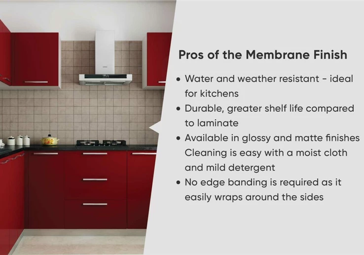Pros of the Membrane Finish: