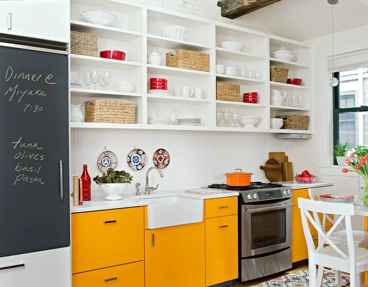 Red and Yellow Kitchen Colour Combination