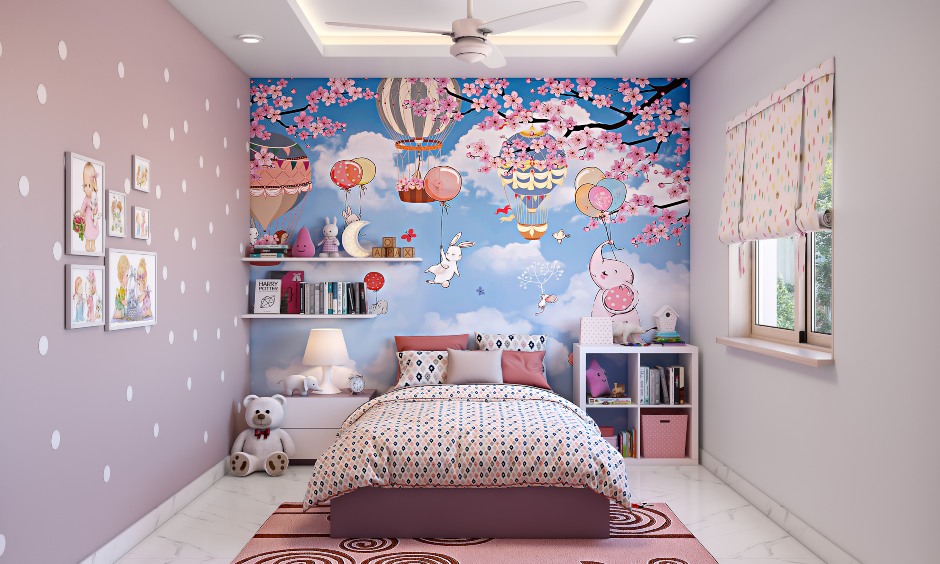 bedroom design in 3 bhk flat design in Noida, Delhi, Gurgaon