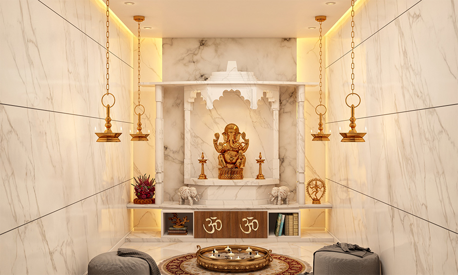 Top 20 Indian Pooja Room/Mandir Designs For Indian Homes (2022)