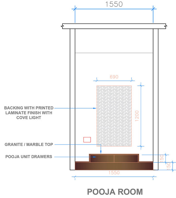 pooja room Designs / mandir design  ideas with dimensions