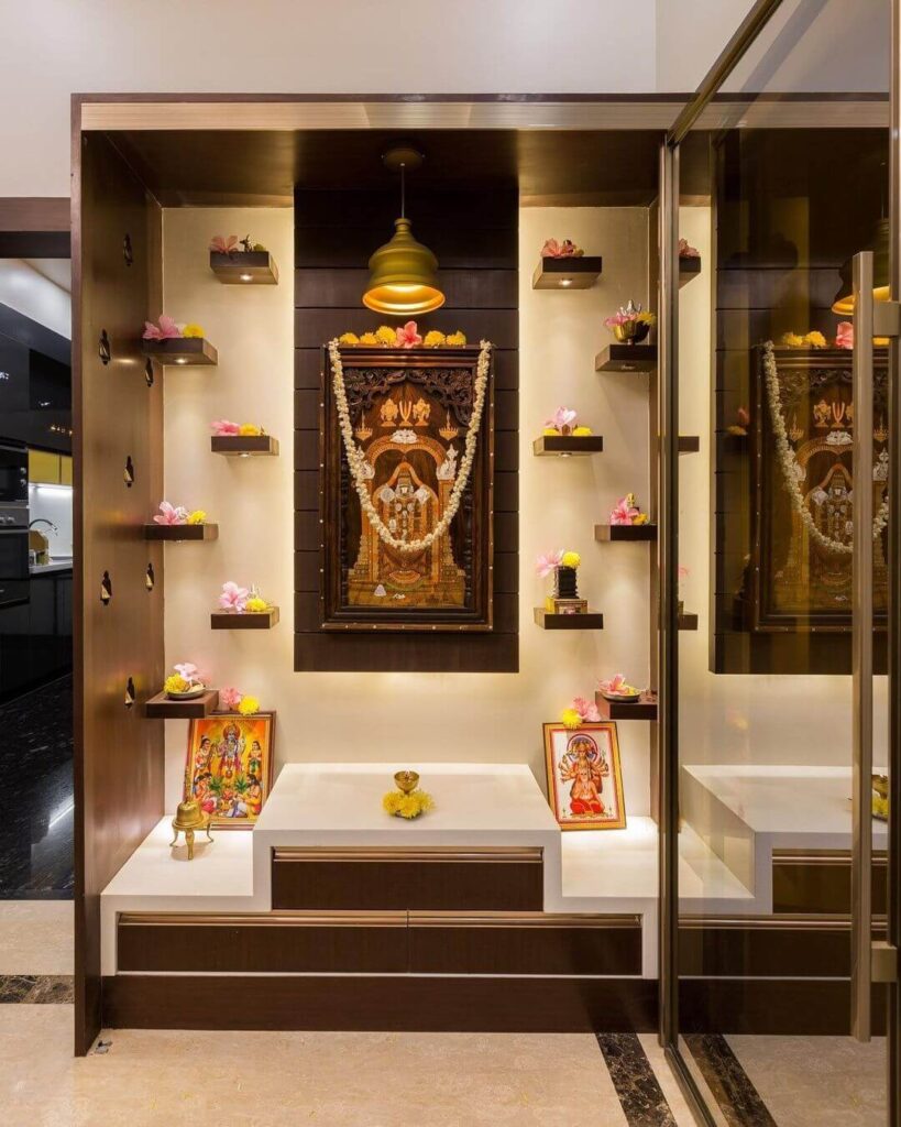 small pooja room designs in apartments