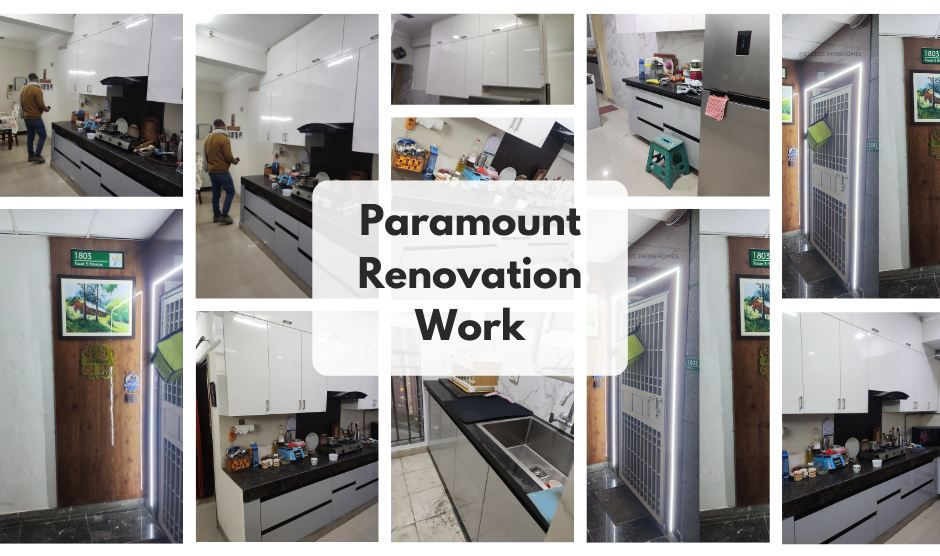 Home Renovation work in Paramount Floraville Apartment Sector 137