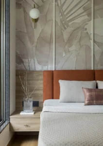 Neutral Tones with Earthy Accents for a Serene Bedroom in Noida Homes