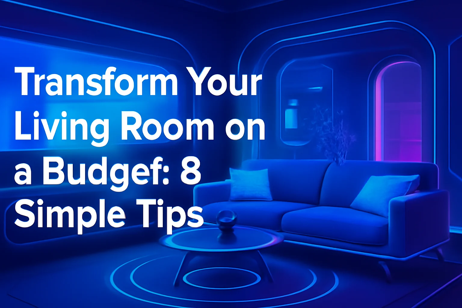 Transform Your Living Room on a Budget: 8 Simple Tips