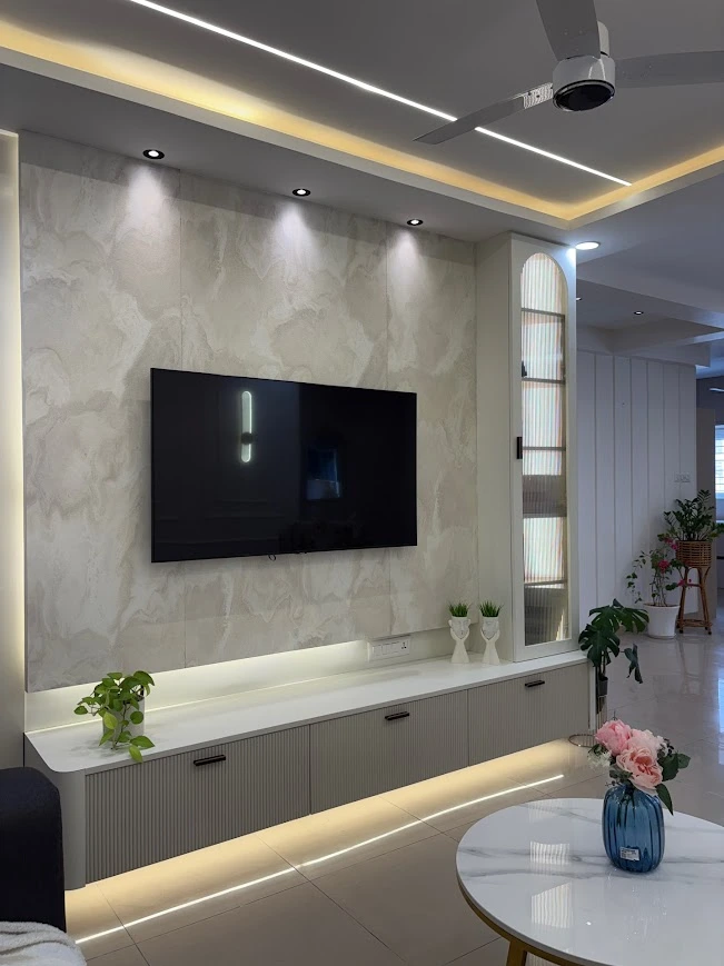 Modern Mandir Design for Noida Homes | Glass Door Temple Unit